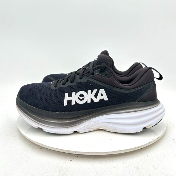 Hoka One One Other - Hoka One One Bondi 8 Women Size 9.5B 1127952 BWHT Black White Running Shoes